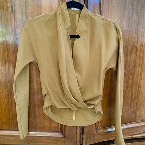Aritzia Crop Blouse